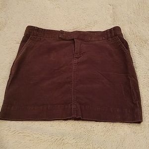 GAP Brown Corduroy Skirt